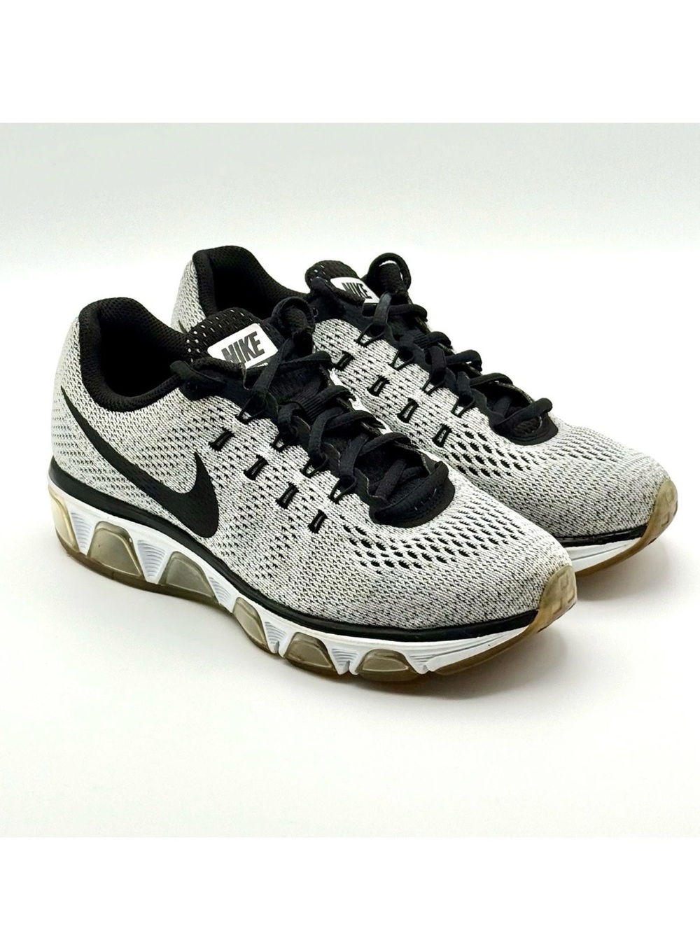 Nike Black and White Knit Training Sneakers